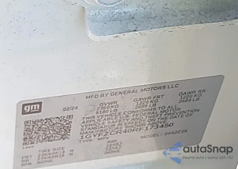 2024 Cadillac Xt4 Fwd Premium Luxury from USA, damaged, VIN 1GYFZCR40RF173450